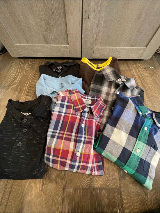 Other - Kids Plaid Button-Up Shirt - Multicolor